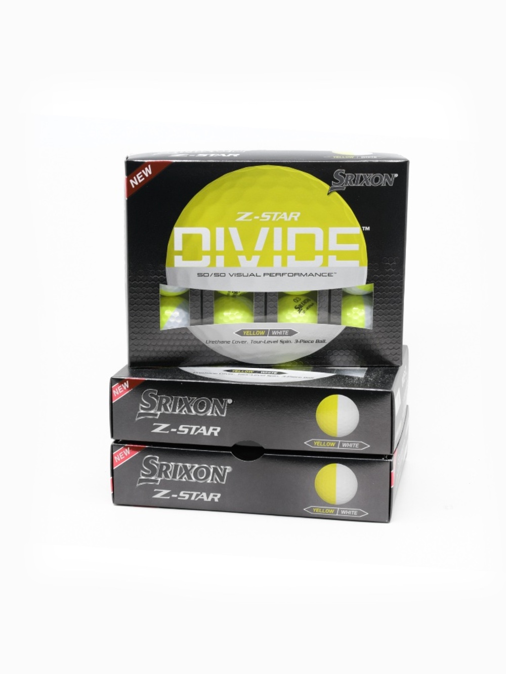 SRIXON Z-STAR Divide Yellow/White Golf Balls
